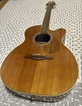 Electric Acoustic Guitar Samich By Greg Bennett OM-15C Si 08050685. Fixed Price $645.00.