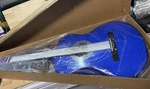 Martin Smith W-38 Series Guitar-blue. Fixed Price $60.00.