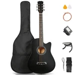 Ktaxon Beginner Acoustic Guitar, 6 String Basswood Classical Guitars Full Kit. Fixed Price $44.99.