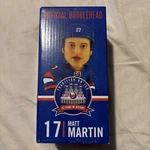 New York Islanders Matt Martin Bobble Head Collectible. Fixed Price $15.00.