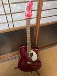 Fender Sonoran Acoustic-electric Guitar With Built-in Tuner Red Fishman Pickup. Fixed Price $743.99.