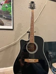 Takamine EF341SCLH 6 String Acoustic-electric Guitar Black (TAKEF341SC). Fixed Price $1750.00.