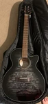 Mitchell D120 Dreadnought Acoustic Guitar Black. Fixed Price $300.00.