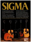1982 Sigma Acoustic Guitars DM-3M DR-41 Print Ad. Fixed Price $9.37.