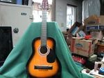 Vintage Carlo Robelli Acoustic Guitar Model W-50-TS Sunburst 6 String. Fixed Price $99.99.