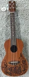 Luna Uke Tribal Tenor Size Mahogany Acoustic Ukulele - Satin Natural. Fixed Price $89.00.