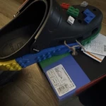 Crocs 4LW Masterbrand Olx Clog Black Multicolor Unisex Kids Us M7/W9 Eur 39-40. Fixed Price $200.00.