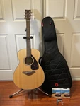 Yamaha FS800 Acoustic Guitar Bundle W/ Gig Bag, 6 Sets D'addario Strings & Capo. Fixed Price $229.00.