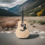 Taylor 317E Natural 6-STRING Round Dreadnought Acoustic-electric Guitar 9016. Fixed Price $1050.00.