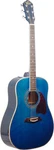 Oscar Schmidt OG2TBL-A Dreadnought Acoustic Guitar. Trans Blue. Fixed Price $245.99.