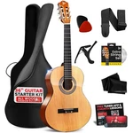 Acoustic Guitar Kit 3/4 Junior Size All Wood Nylon String With Accessories Pyle. Fixed Price $104.99.