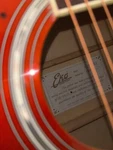 Blood Orange/black Eko Acoustic Guitar 6 String Used. Fixed Price $300.00.
