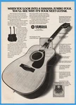 1977 Yamaha FG-375S Jumbo Folk Guitar Buena Park Ca Vintage Photo Print Ad. Fixed Price $10.99.