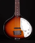 Danelectro Baby Sitar, Brown Burst. Fixed Price $629.99.