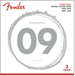 (pack Of 3) Fender Super 250'S Electric Guitar Strings 250L, Light, 9-42. Fixed Price $14.84.