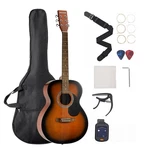 Vevor Dreadnought Acoustic GUITAR,40 IN,6-STRING Sunburst Solid Top Guitar,begi. Fixed Price $152.50.