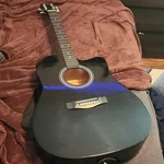 Ashthorpe B27 Dreadnought Acoustic Guitar Black 6-STRING Right-handed Full Size. Fixed Price $35.00.