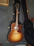 Gibson J-15 Extended Cutaway 2018 Walnut Burst With Hard Case. Fixed Price $1500.00.