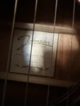 Johnson JG-100 Acoustic Guitar Full Size, Steel String, Red Sparkle. Fixed Price $120.00.