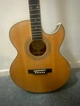 Epiphone Pr 5E/N Natural Cutaway Acoustic Electric Guitar Used. Fixed Price $350.00.