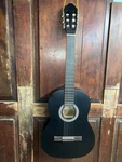 Lucida Full Size Classical Nylon String Acoustic Student Guitar LG-400 Black 4/4. Fixed Price $125.00.