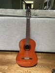 Yamaha G-55A Classical Acoustic Guitar With Capo. Fixed Price $45.00.