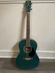 Acoustic Woodville By Corbin Instruments Guitar Model CVG39BL - Green Beautiful. Fixed Price $79.97.