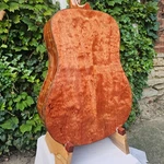 Wilhelm Guitars Quilted Bubinga, German Spruce Dreadnought Acoustic. Fixed Price $4900.00.