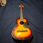 Vintage Global Sunburst Acoustic Parlor Guitar H0401P 36. Fixed Price $100.00.
