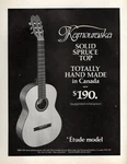 Vtg Kamouraska Etude Magazine Print Canada Acoustic Guitar Pinup Page. Fixed Price $7.99.