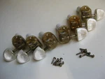Vintage Teisco Deangelico Goya Zenon Classic Guitar Tuners Set Of 6 For Project. Fixed Price $55.00.