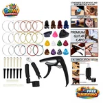 Ultimate Acoustic Guitar Accessory Kit: 9-PIECE Essentials For Superior Play. Fixed Price $35.79.
