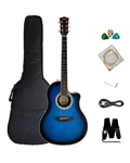 41" Haze SP721CEQBLS Round-back Electro-acoustic Guitar Built In Tuner. Fixed Price $179.80.
