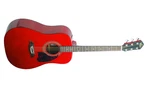 Oscar Schmidt OG2TR-A-U Acoustic Guitar Full Size Dreadnought Trans Red. Fixed Price $251.05.