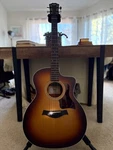 Taylor 214CE-K Sb Acoustic-electric Guitar Shaded Edgeburst. Fixed Price $1025.00.