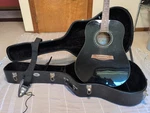 Ibanez V200S-BK Acoustic Guitar With Mbt Hard Case And Lyon Strap. Fixed Price $250.00.
