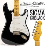 Electric Guitar Black Smoker Tm Sigma Sss Alder Body Maple Neck S/n 25J15. Fixed Price $4180.00.
