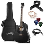 Full-size Left-handed Dreadnought Cutaway Acoustic-electric Guitar With Bag & Eq. Fixed Price $119.99.