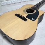 Epiphone AJ-100CE Acoustic Guitar With Bag, Cleaned, New Strings, 109CM. Fixed Price $509.63.