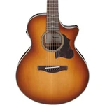 Ibanez AE3007FMH G-auditorium A/e Guitar, Solid Spruce Top, Tobacco Edge Burst. Fixed Price $999.99.