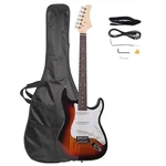 Right Handed Electric Guitar W/gig Bag Strap Cord For Beginner Sunset. Fixed Price $62.48.