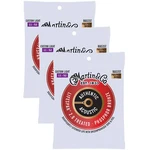 Martin MA535T Acoustic Lifespan 2.0 Guitar Strings, Custom Light 3-PACK. Fixed Price $42.99.