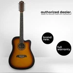 Oscar Schmidt Dreadnought Cutaway 12 String Acoustic Electric Guitar. Fixed Price $299.95.