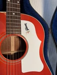 Gibson 2010 Custom Shop J-45 Adj Transparent Orange Acoustic Guitar With Case. Fixed Price $2899.00.