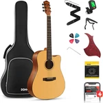 Acoustic Guitar For Beginners Full-size 41 Dreadnought With Cutaway, Adult. Fixed Price $333.97.