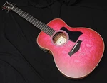 Taylor Gs Mini-e Special Edition Fuchsia Pink Paisley Acoustic Electric. Fixed Price $1599.00.