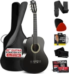 Pyle Beginner Acoustic Guitar Kit, 1/4 Junior Size All Wood Instrument. Fixed Price $68.99.