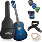 Ashthorpe 30-INCH Kids Acoustic Guitar (blue), Beginner Starter Kit With Gig Bag. Fixed Price $76.05.
