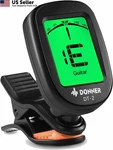 Donner Guitar Tuner Clip On-accurate Chromatic,acoustic Mini, Green Display. Fixed Price $17.16.