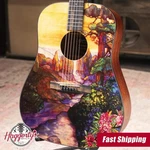 Martin D-11 Acoustic Guitar Stained Glass With Gig Bag. Fixed Price $1499.00.